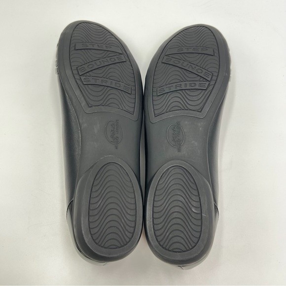 NEW LifeStride Womens Size 6 Black Vegan Faux Leather Aliza Ballet Flats Shoes - Picture 9 of 13